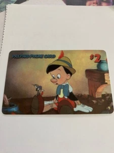 carte telefoniche (fake) - Pinocchio Walt Disney Fone Collect 2$ Nuova - Picture 1 of 1