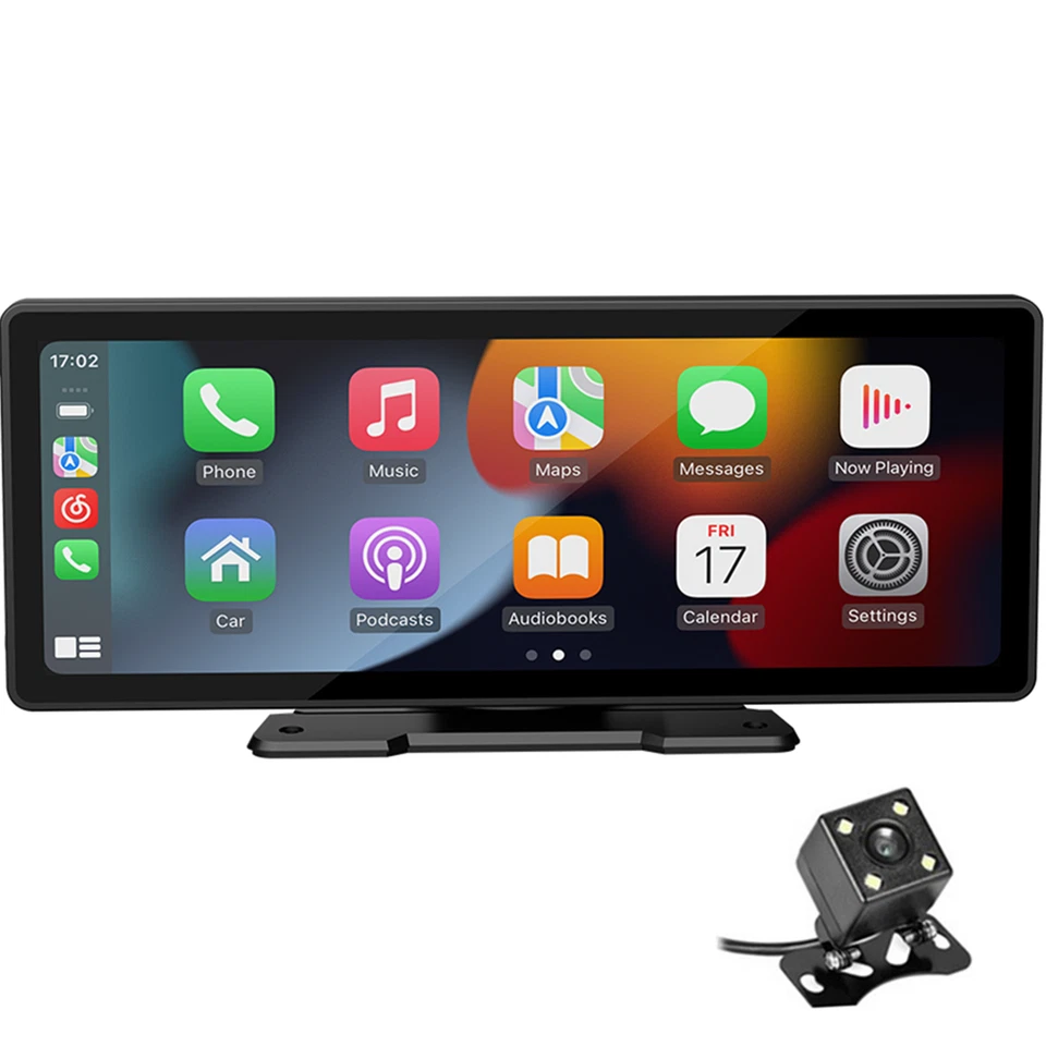 Car Radio For Carplay Android Auto Bluetooth Mirror Link MP5 Player W/Free Cam - Изображение 1 из 4