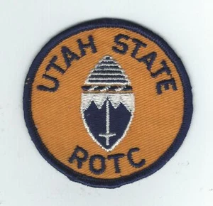 VINTAGE UTAH STATE ROTC patch - Picture 1 of 2
