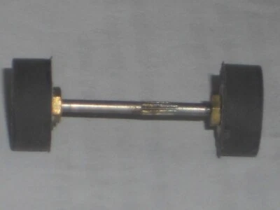 DE COLECCIÓN AURORA TJET AJ"S LLANTAS DE ALUMINIO, NEUMÁTICOS Y EJE HO SLOT CAR Foto 1 de 2