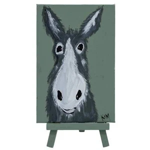 Wesley La Cabra | Pintura Caballete | 4 x 6 | El Ático Pintado - Imagen 1 de 5