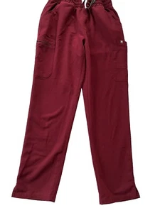 Figs ~ Technical Collection ~ Pants ~ size M Nurse Scrubs Bergundy - Picture 1 of 4