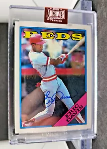 2023 TOPPS Archives Signature Series Auto Eric Davis 11/48 MLB Cincinnati REds - Picture 1 of 2