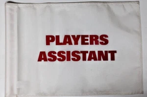 Golf Car Flag 14" x 21", Players Assistant or Marshall - Picture 1 of 4