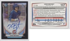 2014 Bowman Prospect Auto Chrome Black Refractor /99 Kris Bryant #BCAP-KB Auto