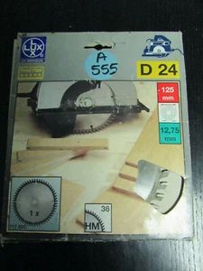 Lux 117 500 Kreissägeblatt HM/CT 125 x 12,75mm Zähne=36 (A555) - Bild 1 von 2
