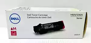 Genuine Dell Magenta H825/S2825 Toner Cartridge 4NRYP HIGH YIELD TONER NEW 4K PG - Picture 1 of 3