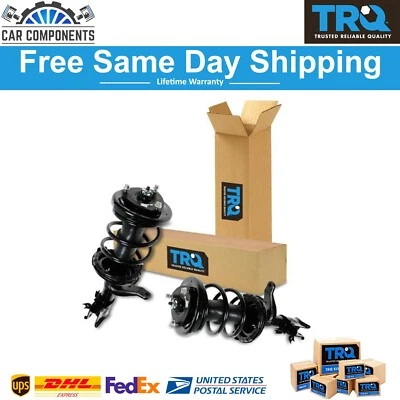 TRQ Front Driver & Passenger Side Strut & Spring Assembly Set For 2002-06 Honda - Image 1 of 4