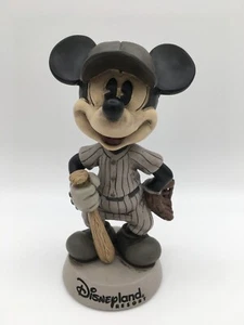 Disneyland RESORT Mickey Mouse Baseball Player 8" Tall Bobble Head figurine - Picture 1 of 23