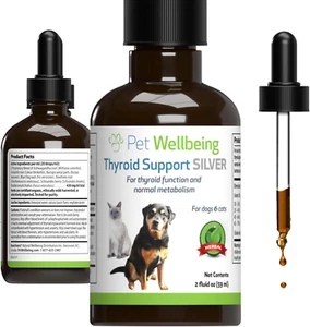 Thyroid Support Silver for Dogs - Supports Underactive Thyroid, Metabolism, Ener - Picture 1 of 12