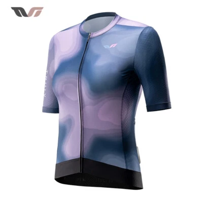 Jersey de ciclismo para mujer primavera verano secado rápido sudor transpirable manga corta Foto 1 de 4