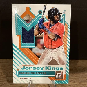 2025 Donruss Kaelen Culpepper Prospect Jersey Kings #PJK-KC - Picture 1 of 2