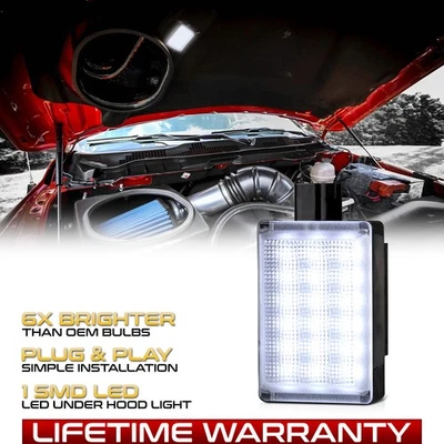 [BRIGHT]Underhood Hood Courtesy LED Lamp Light For Ram Wrangler Grand Cherokee - Image 1 of 4