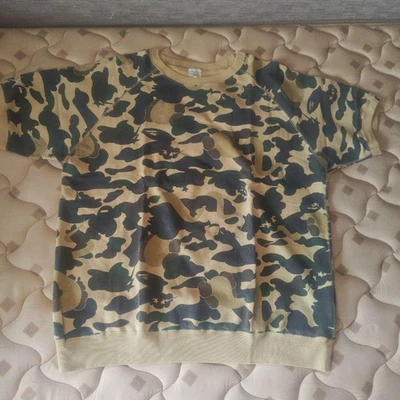 Б/У ТОЛСТОВКА С КОРОТКИМИ РУКАВАМИ APE X KAWS ХОРОШАЯ - Изображение 1 из 4