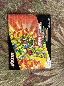 Teenage Mutant Ninja Turtles II Nintendo NES Manual de instrucciones TMNT 2 - Imagen 1 de 12