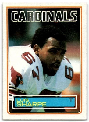 1983 Topps Luis Sharpe Rookie St. Louis Cardinals #161 - Image 1 of 2