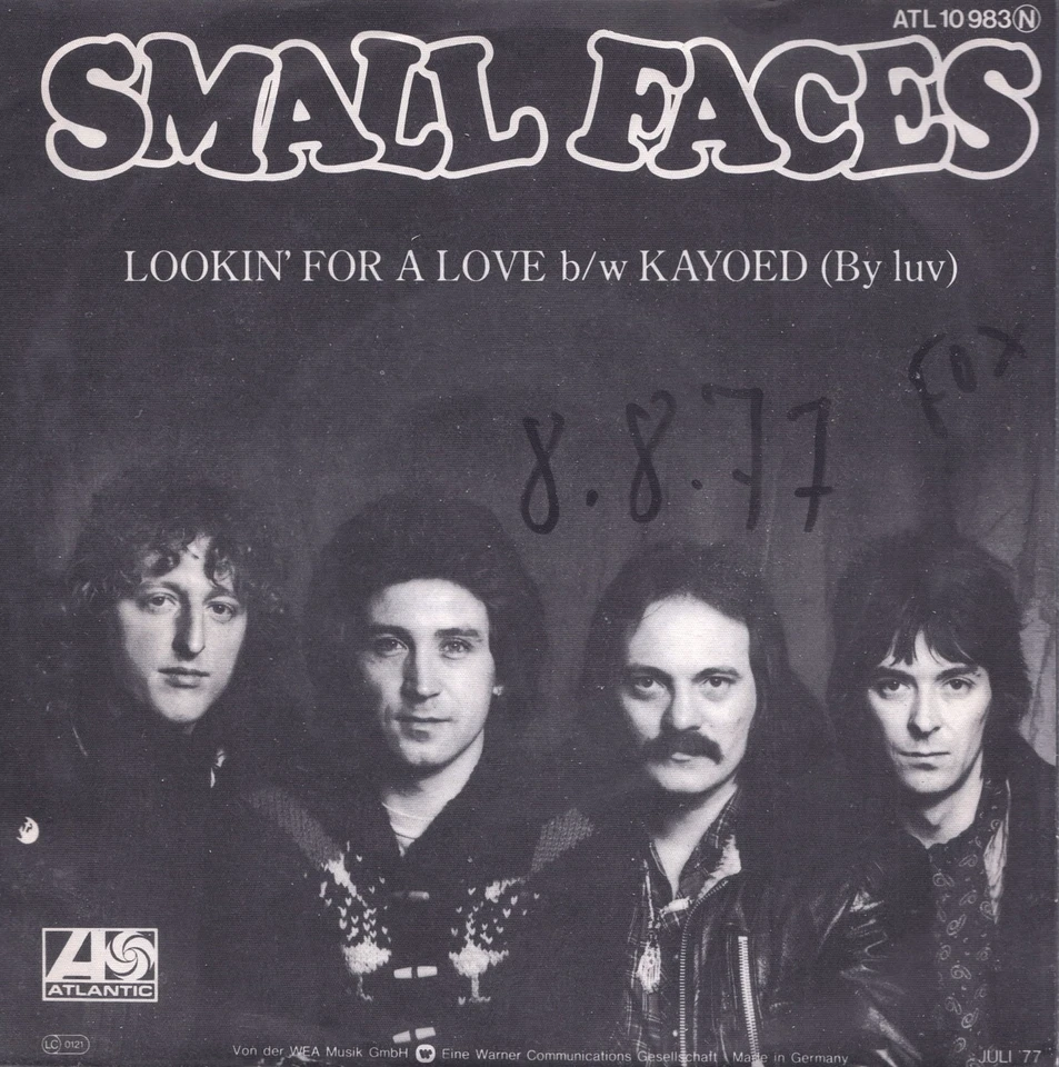 SMALL FACES: Lookin' For A Love (´77 / rare orig. German PROMO 7") - Bild 1 von 1