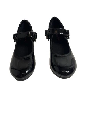 Zapatos Tap Negros-Correa de velcro Fácil sin cordones para niñas Talla 1 Pares de ensueño Foto 1 de 4