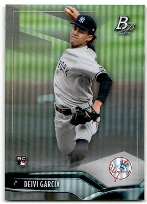 2021 Bowman Platinum #63 Deivi Garcia New York Yankees Rookie - Image 1 of 2