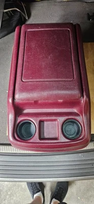 1981-1993 Dodge Truck Ramcharger 4x4 Center Console  D150 pickup Red D150 W150 - Image 1 of 4