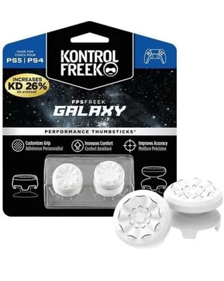Kontrol Freek PS5 PS4 Performance Thumbsticks Galaxy White - Image 1 of 4