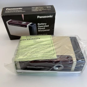 Sacapuntas vintage Panasonic KP-2A a batería beige NUEVO NOS - Imagen 1 de 7