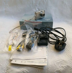 Canon Digital IXUS 40 4MP Sensor Compact Digital Camera Digicam Silver - Boxed. - Picture 1 of 24