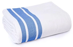 Linteum Textile Cotton Blended Hospital Patient Bath Blanket, Bed Bath Sheet,... - Picture 1 of 8