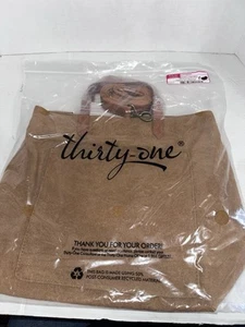 Thirty-One THIRTYONE 31 Gifts Window Shopper BRAND NEW - Vintage Maple - Picture 1 of 3