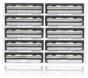 100 Pcs Lot Blade Twin II Track 2 Razor Blades Refills For GIllette 10x10 Pack - Picture 1 of 3