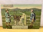 Why the Natives are called Isle of Wight Calves Comedy Posted 1907 J Welch pcard