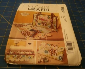 Nähtasche Nadelkissen Organizer Maschine Schürze McCalls 5871 Schnittmuster - Bild 1 von 6