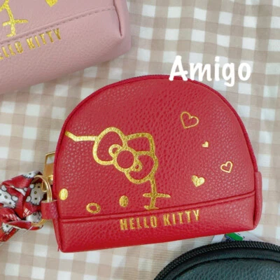 Lindo Llavero Hello Kitty Mini Bolso para Monedas Edición Especial Regalo Rosa Rojo Negro Nuevo Foto 1 de 4