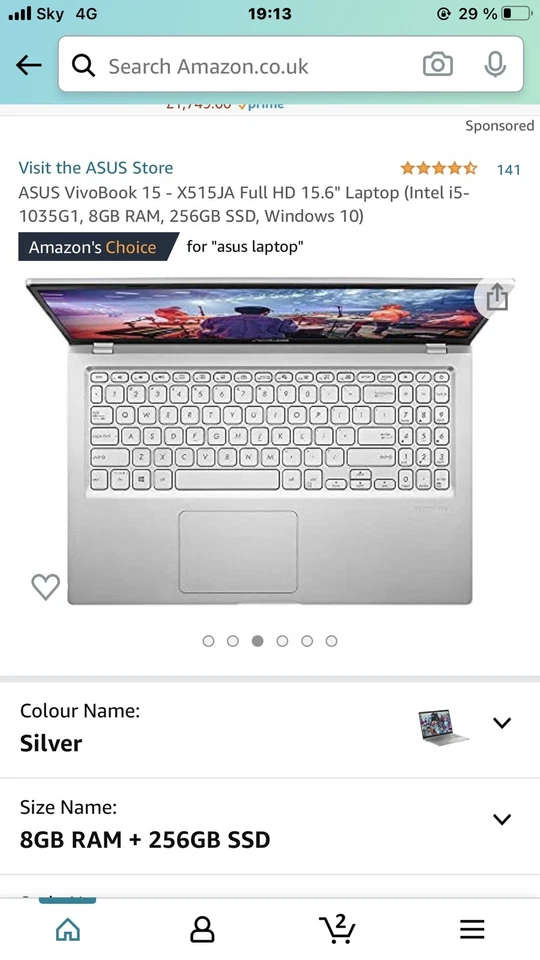 laptop I5 Never Open - Image 1 of 1