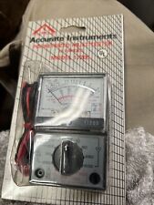 NOS Analog Multi-Tester Analogue Meter Multimeter Ohm. Electrical Circuit tester