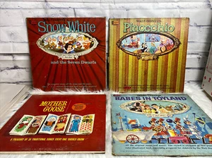 RARE Walt Disney Mother Goose, Snow White, Pinocchio, Babes In Toyland Vintage - Picture 1 of 5