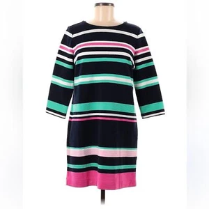 Vestido acanalado a rayas XL Crown & Ivy para mujer nuevo sin etiquetas - Imagen 1 de 12