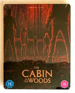 THE CABIN IN THE WOODS * LIMITED EXCLUSIVE 4K ULTRA HD & BLU-RAY STEELBOOK * BN! - Foto 1 di 4