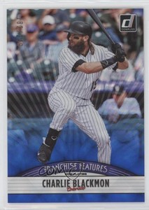 2019 Panini Donruss Franchise Features Blue /249 Charlie Blackmon Leody Taveras