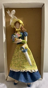 Muñeca colgante de pared HANNA'S SONG Belle arte arcilla papel artesanal espalda plana - Imagen 1 de 16