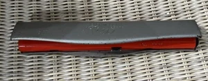 Vintage Clix 3 Hole Paper Punch Model #3 Made in USA New England Silver Red - Picture 1 of 8