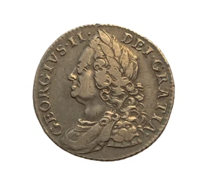 1758 Shilling George II - Picture 1 of 2