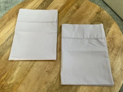 (2) Fundas de almohada estándar lavanda ~ mezcla de algodón ~ 28”x 20” Foto 1 de 4