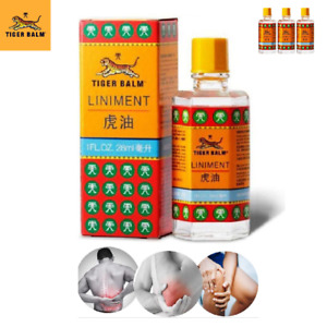 Tiger Balm Liniment Oil Thai Herbal Pain Relief 28ml X 3 Bottles