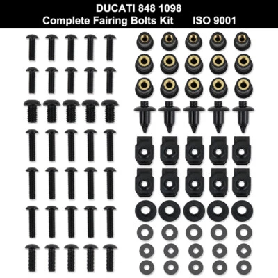 Полный комплект болтов обтекателя гайки неоригинальные подходят для Ducati 848 08-13 1098 07-09 - Изображение 1 из 4