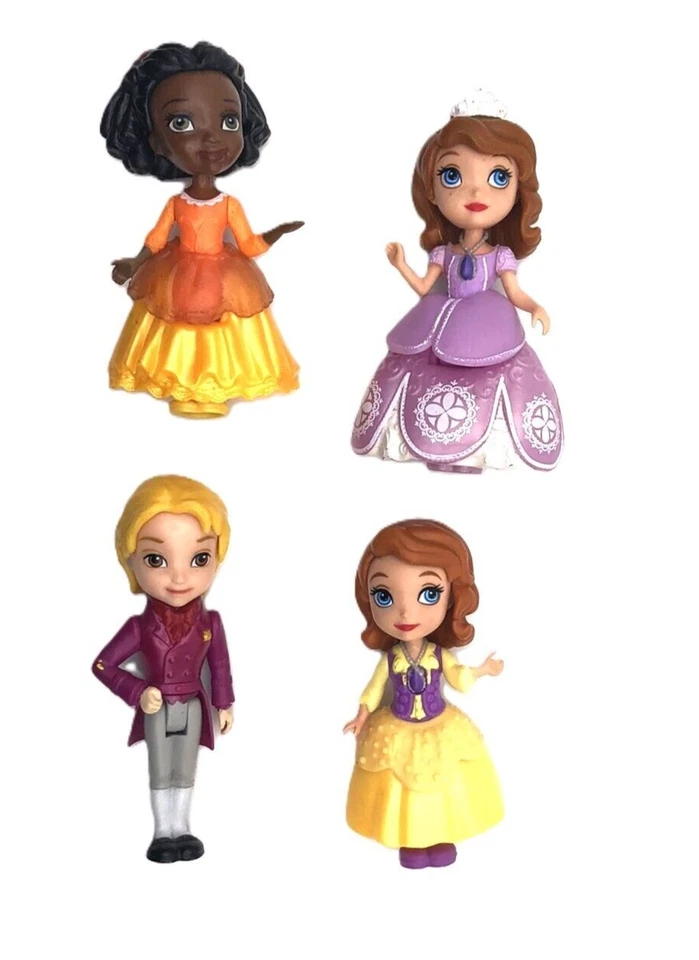 Disney Princesa Sofía la Primera Sofía, Rubí, Hildegarda, Príncipe James 4 Figuras Foto 1 de 4