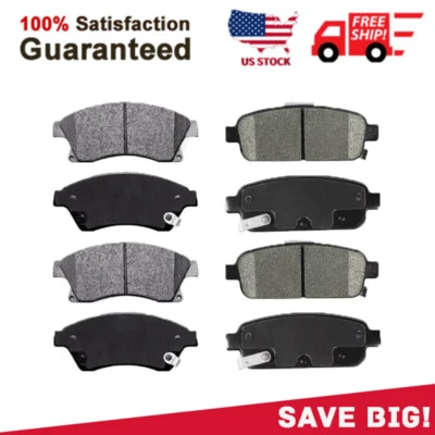 For 2011-2015 Chevrolet Cruze,2013-2016 Sonic Front & Rear Ceramic Brake Pads - Image 1 of 4