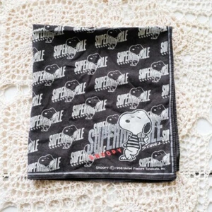Snoopy Bandana Vintage Black Monochrome So Cute, in great true vintage condition - Picture 1 of 4