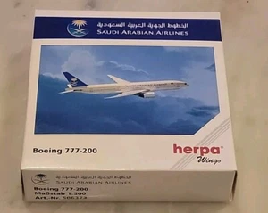 HERPA WINGS SAUDI ARABIAN AIRLINES BOEING 777-200 #506373 Old Store Stock MIB MT - Picture 1 of 4