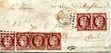 France 1853 YV 6 (x6), Historical Letter, Stamp CV alone USD 13.500 (see descr.)